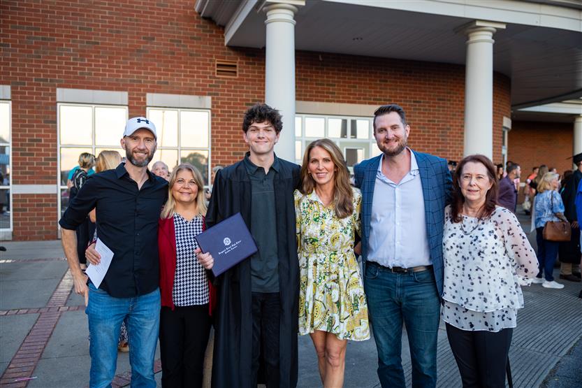 Students celebrate graduating